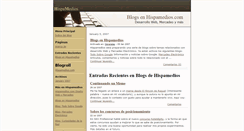 Desktop Screenshot of blogs.hispamedios.com
