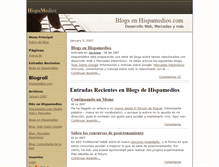 Tablet Screenshot of blogs.hispamedios.com